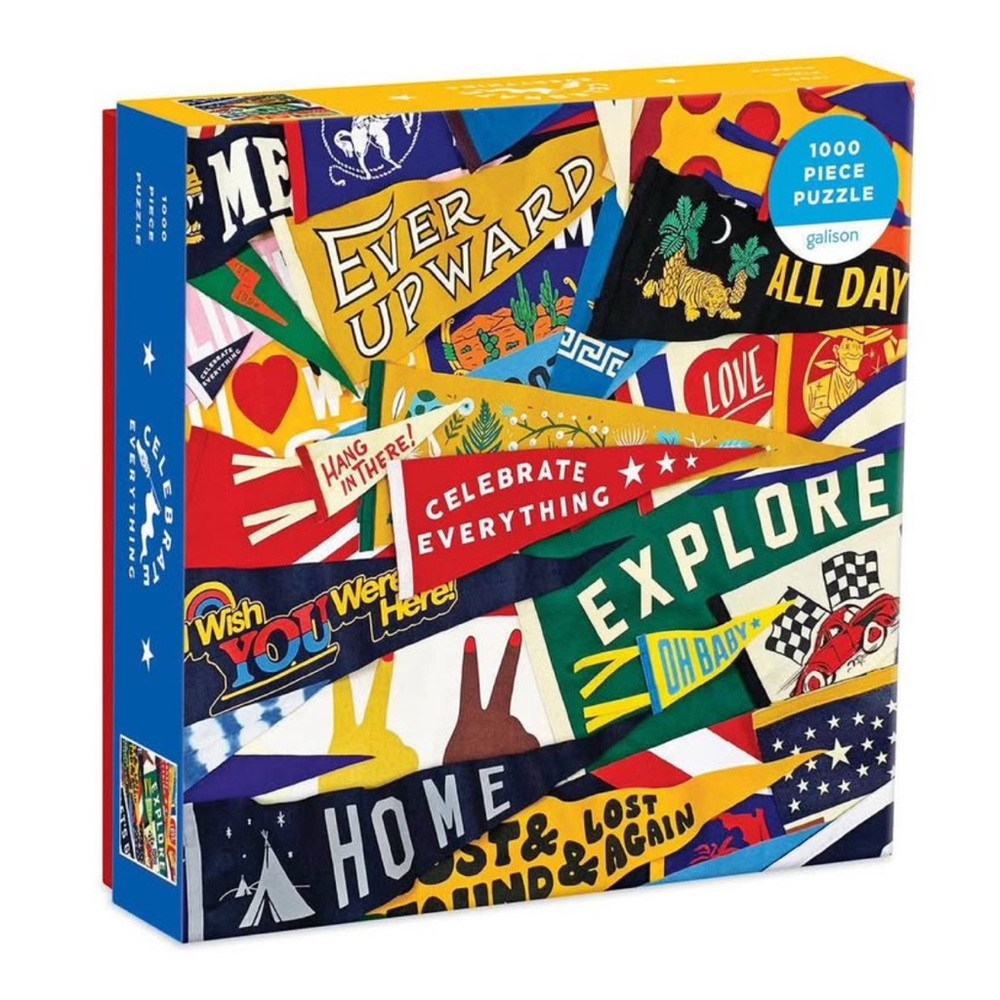 Oxford Pennant Celebrate Everything 1000 Piece Jigsaw Puzzle